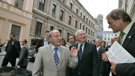 Alt-Text: Gregor Gysi und Oskar Lafontaine